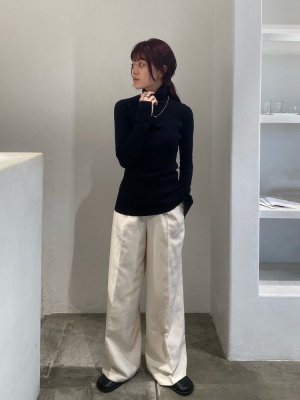 TODAYFUL / Life's online store / Flarecuffs Rib Knit 免税物品 TODAYFUL flarecuffs ブラック Knit Rib ニット/セーター