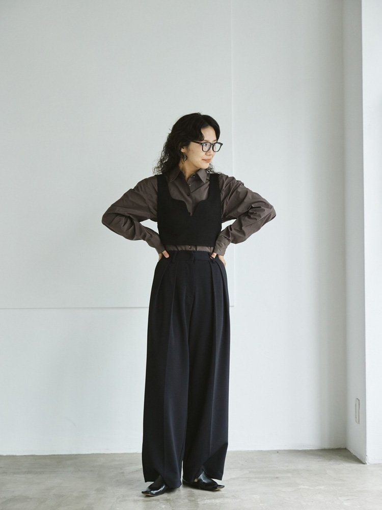 【美品】 todayful Wool Slit Bustier ビスチェ todayful Wool Slit Bustier