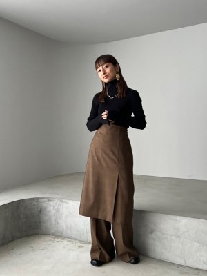 TODAYFUL / Life's online store / Flarecuffs Rib Knit 免税物品 TODAYFUL flarecuffs ブラック Knit Rib ニット/セーター