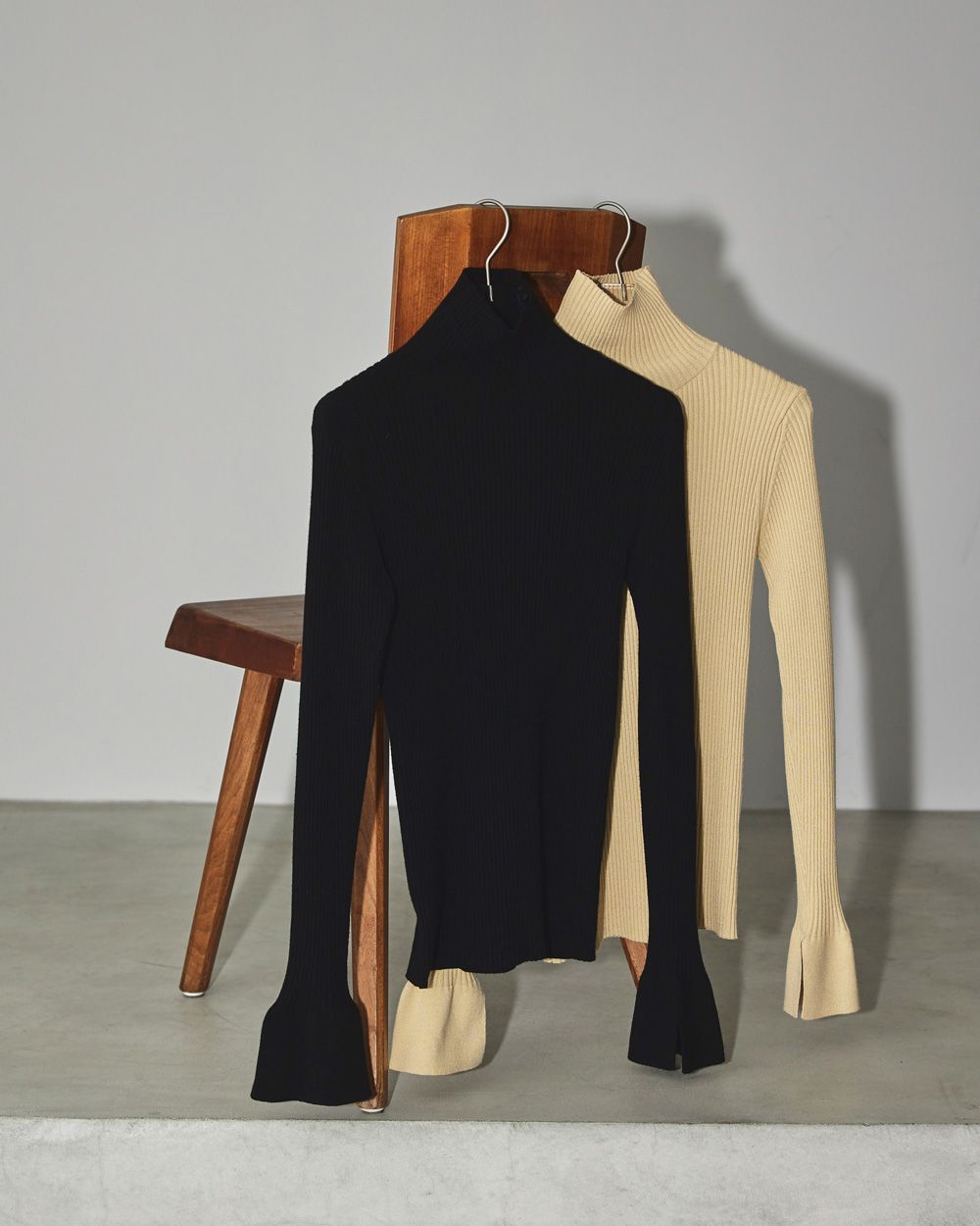 TODAYFUL / Life's online store / Flarecuffs Rib Knit 免税物品 TODAYFUL flarecuffs ブラック Knit Rib ニット/セーター