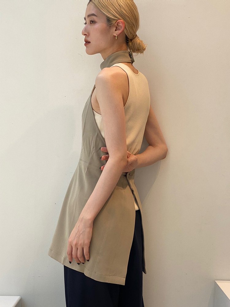 TODAYFUL Halterneck Apron Tops オリーブ TODAYFUL Halterneck Apron Tops オリーブ
