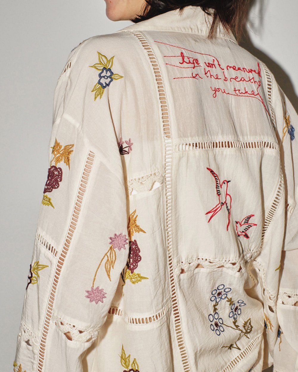 todayful Embroidery Patchwork セットアップ