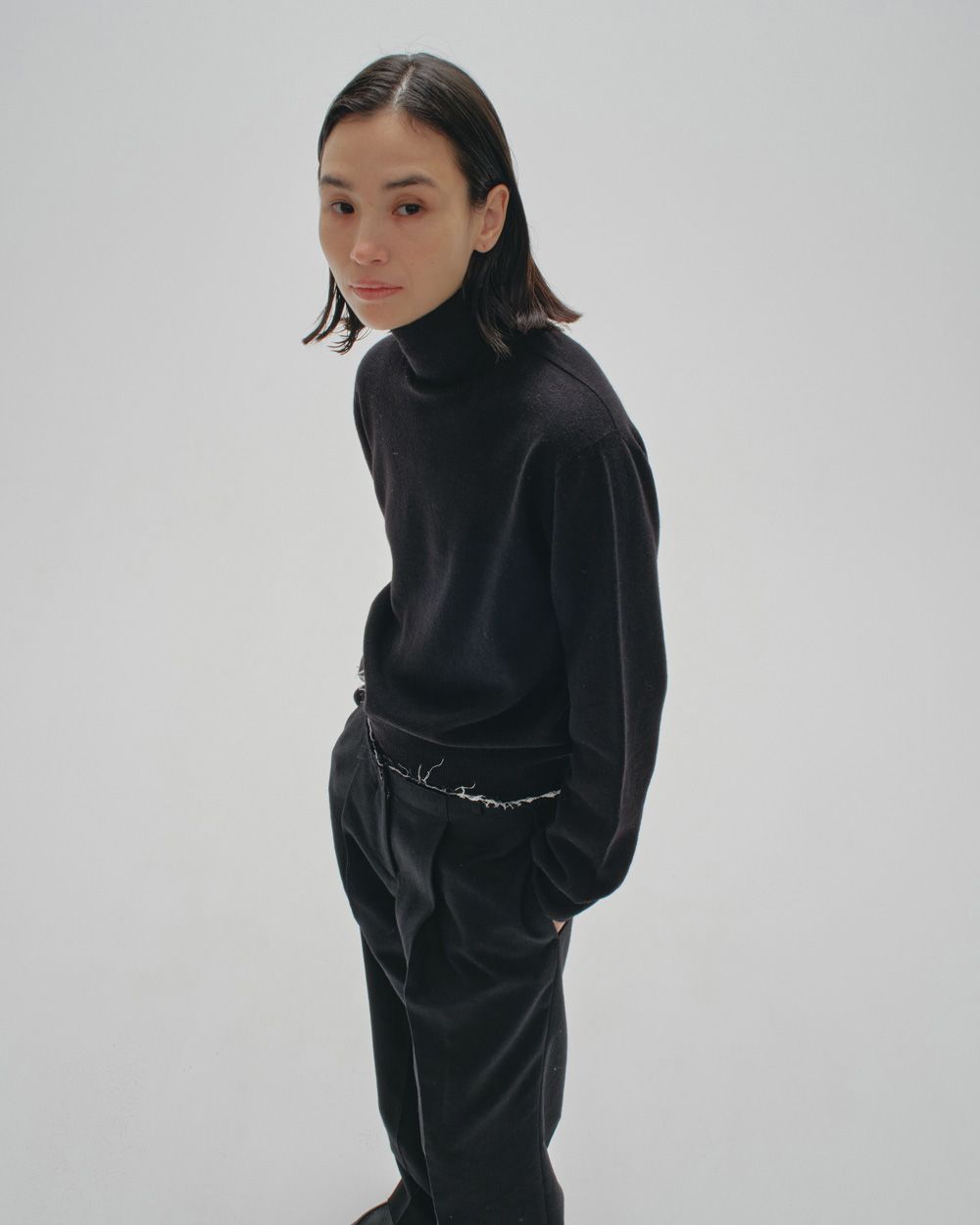 Wool Cashmere Turtle Knit Wool Cashmere Turtle Knit,ウールカシミアタートルニット,12420518,ニット,カシミア,カシミアニット,タートル,タートルニット,ウール,ウールニット,todayful,トゥデイフル,lifes,吉田怜香