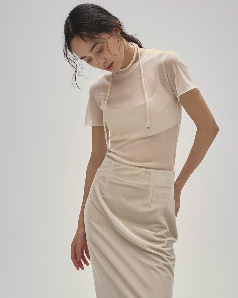 Soft Mesh T-shirts Soft Mesh T-shirts,ソフトメッシュTシャツ,12510619,ソフトメッシュ,Tシャツ,メッシュT,メッシュTシャツ,メッシュ,todayful,トゥデイフル,lifes,ライフズ,25ss,吉田怜香