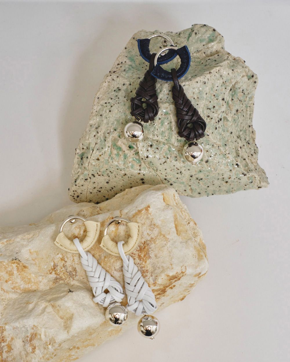 Leather Braid Pierce Leather Braid Pierce,レザーブレイドピアス,12510901,ピアス,レザー,ジュエリー,アクセサリー,todayful,トゥデイフル,lifes,ライフズ,25ss