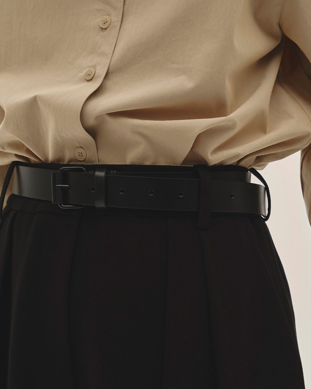 Cow Leather Belt Cow Leather Belt,カウレザーベルト,12511020,ベルト,カウレザー,レザーベルト,todayful,トゥデイフル,lifes,ライフズ,25ss,吉田怜香