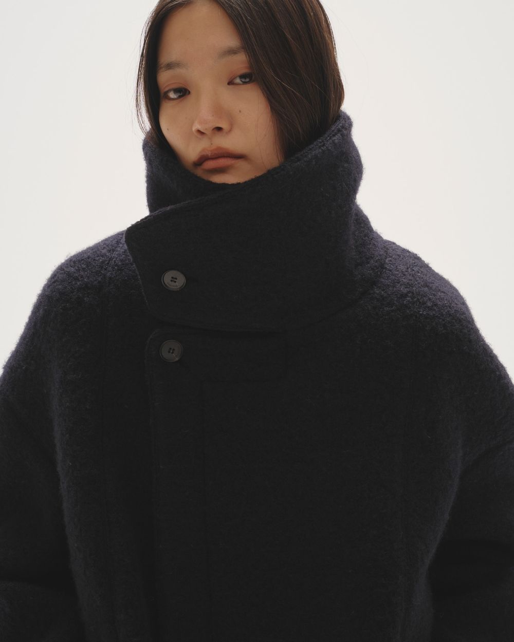 Standcollar Boucle Jacket Standcollar Boucle Jacket,スタンドカラーブークレージャケット,1520002,コート,アウター,ジャケット,防寒,防寒着,ブークレー,スタンドカラー,スタンドカラージャケット,todayful,トゥデイフル,lifes,吉田怜香,25aw,25winter