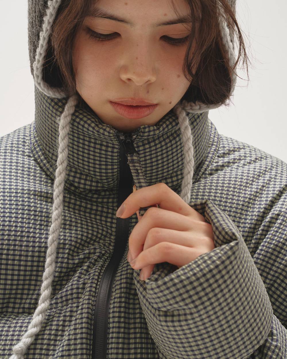 Check Down Jacket Check Down Jacket,チェックダウンジャケット,12520008,ジャケット,ダウン,チェックダウン,防寒着,防寒,アウター,todayful,トゥデイフル,lifes,ライフズ,25aw,吉田怜香