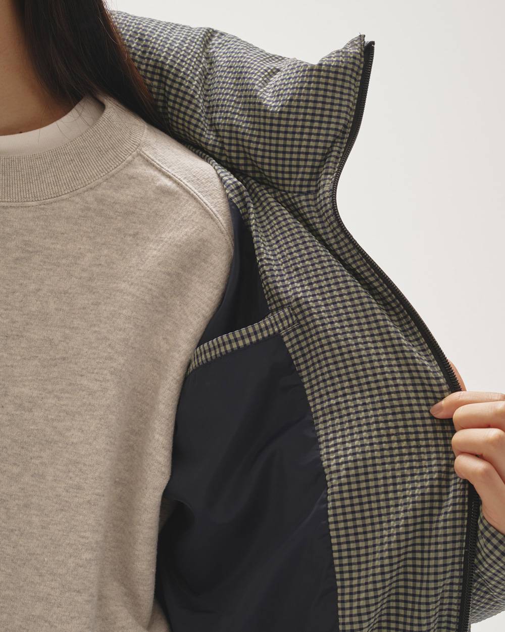 Check Down Jacket Check Down Jacket,チェックダウンジャケット,12520008,ジャケット,ダウン,チェックダウン,防寒着,防寒,アウター,todayful,トゥデイフル,lifes,ライフズ,25aw,吉田怜香