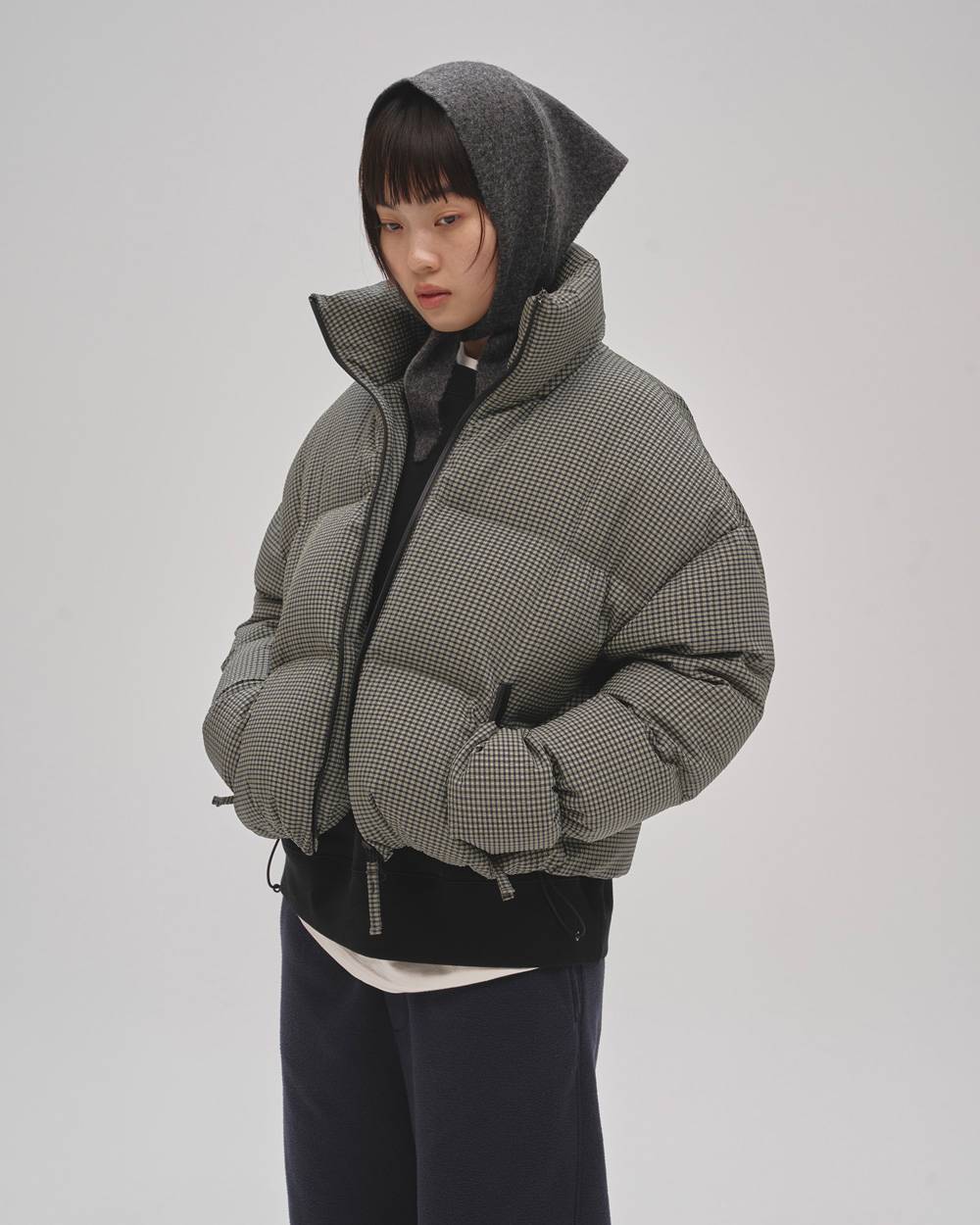 Check Down Jacket Check Down Jacket,チェックダウンジャケット,12520008,ジャケット,ダウン,チェックダウン,防寒着,防寒,アウター,todayful,トゥデイフル,lifes,ライフズ,25aw,吉田怜香