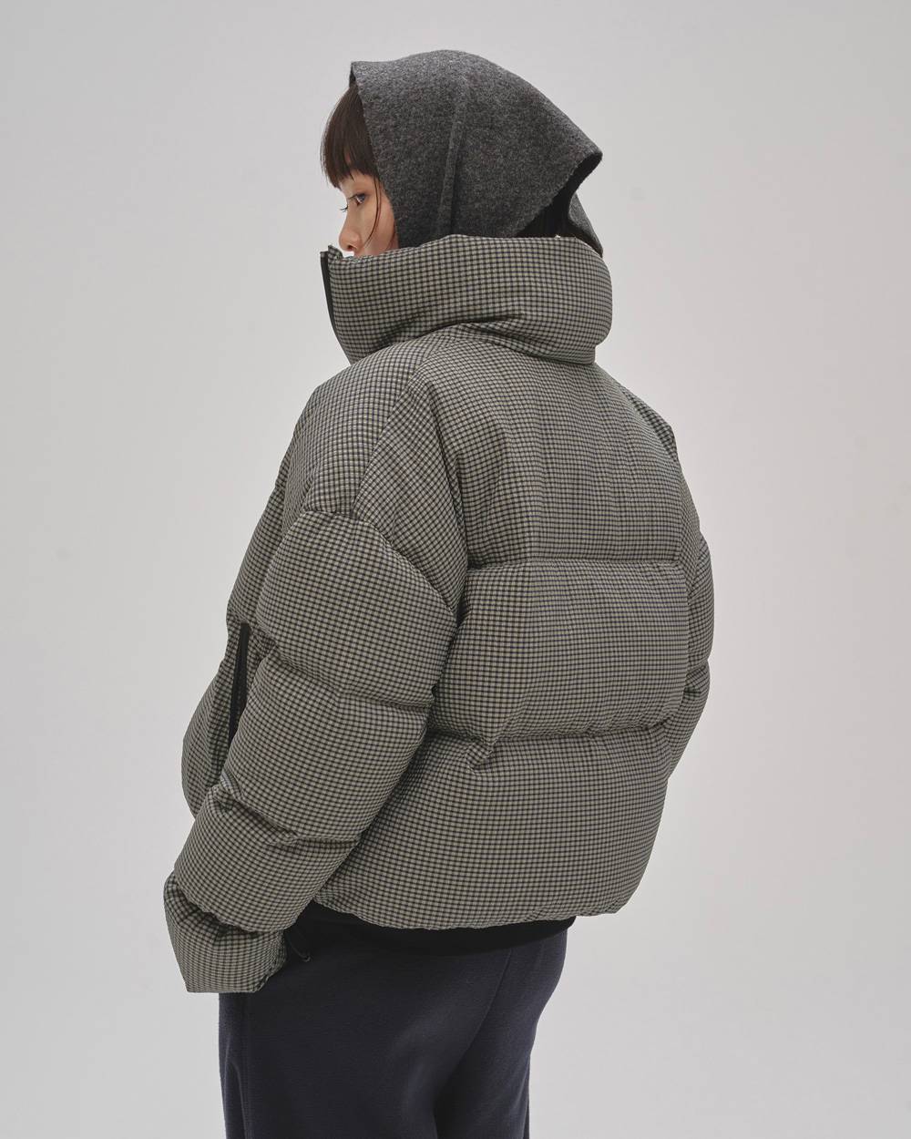 Check Down Jacket Check Down Jacket,チェックダウンジャケット,12520008,ジャケット,ダウン,チェックダウン,防寒着,防寒,アウター,todayful,トゥデイフル,lifes,ライフズ,25aw,吉田怜香