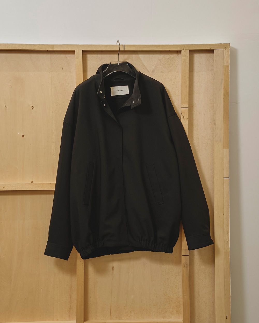 todayfulボーイフレンドスタンドカラーブルゾン(ブラック36) TODAYFUL/トゥデイフル】Boyfriend Standcollar Blouson/ボーイ