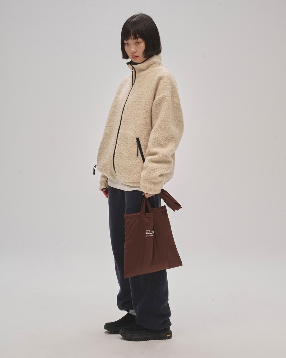 Woolboa  Zip Jacket Woolboa  Zip Jacket,ウールボアジップジャケット,12520205,コート,アウター,ジャケット,防寒,防寒着,ウールボア,ウール,ボアジャケット,ジップジャケット,ブルゾン,ボアブルゾン,ジップブルゾン,todayful,トゥデイフル,lifes,吉田怜香,25aw,25winter