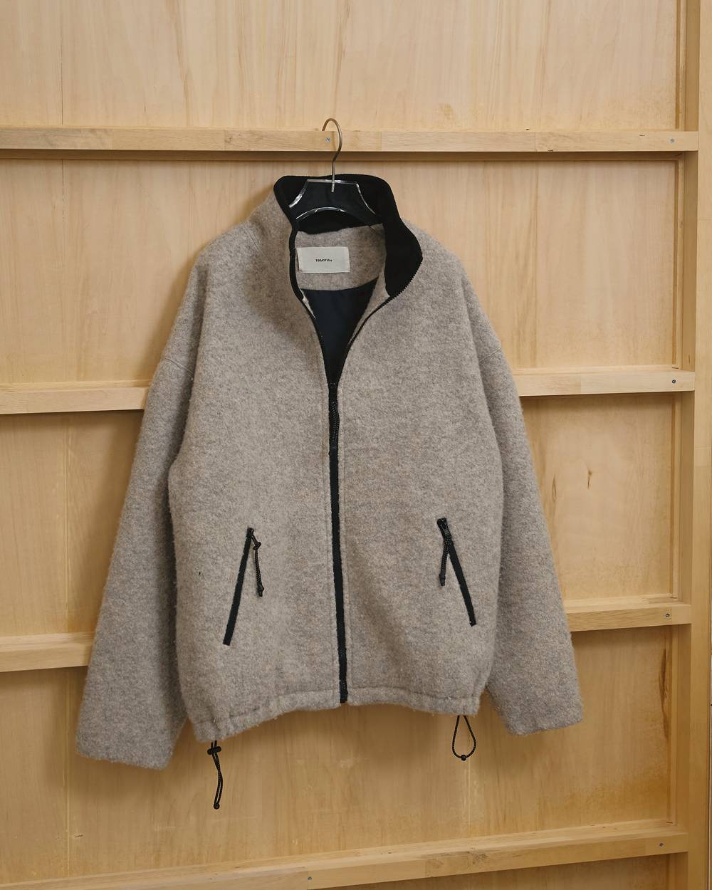 Woolboa  Zip Jacket Woolboa  Zip Jacket,ウールボアジップジャケット,12520205,コート,アウター,ジャケット,防寒,防寒着,ウールボア,ウール,ボアジャケット,ジップジャケット,ブルゾン,ボアブルゾン,ジップブルゾン,todayful,トゥデイフル,lifes,吉田怜香,25aw,25winter
