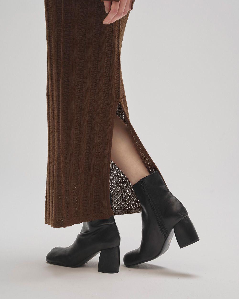 Patchwork Knit Dress Patchwork Knit Dress,パッチワークニットドレス,12520302,ニットドレス,パッチワークドレス,ドレス,ロングドレス,ワンピース,ニットワンピース,パッチワークワンピース,ロング丈ドレス,ロング丈ワンピース,todayful,トゥデイフル,lifes,ライフズ,25aw,吉田怜香