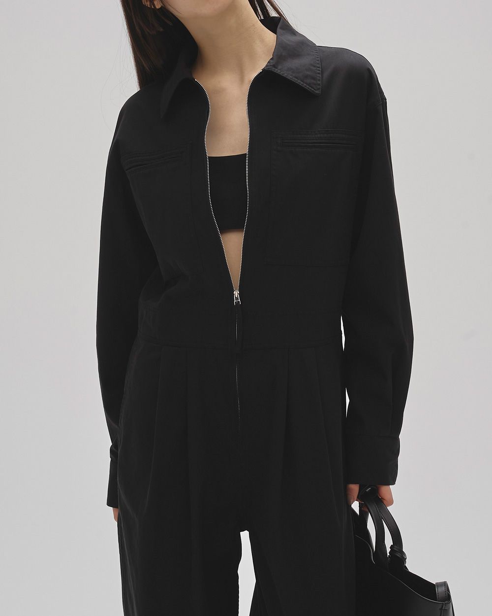 Twill Zip Combinaison Twill Zip Combinaison,ツイルジップコンビネゾン,12520304,コンビネゾン,オールインワン,オーバーオール,つなぎ,ジップコンビネゾン,ジップオールインワン,ジップオーバーオール,todayful,トゥデイフル,lifes,ライフズ,25aw,吉田怜香