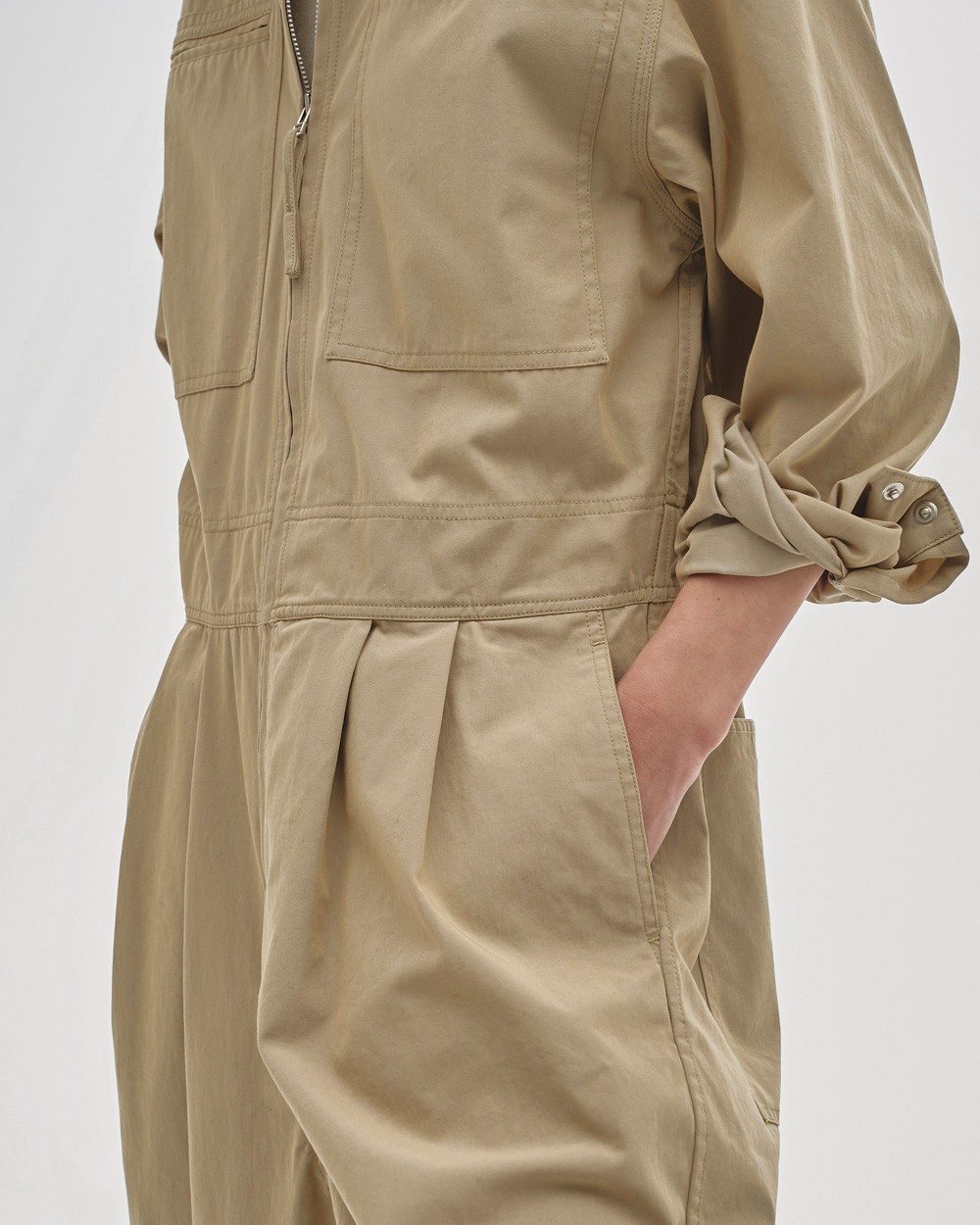 Twill Zip Combinaison Twill Zip Combinaison,ツイルジップコンビネゾン,12520304,コンビネゾン,オールインワン,オーバーオール,つなぎ,ジップコンビネゾン,ジップオールインワン,ジップオーバーオール,todayful,トゥデイフル,lifes,ライフズ,25aw,吉田怜香