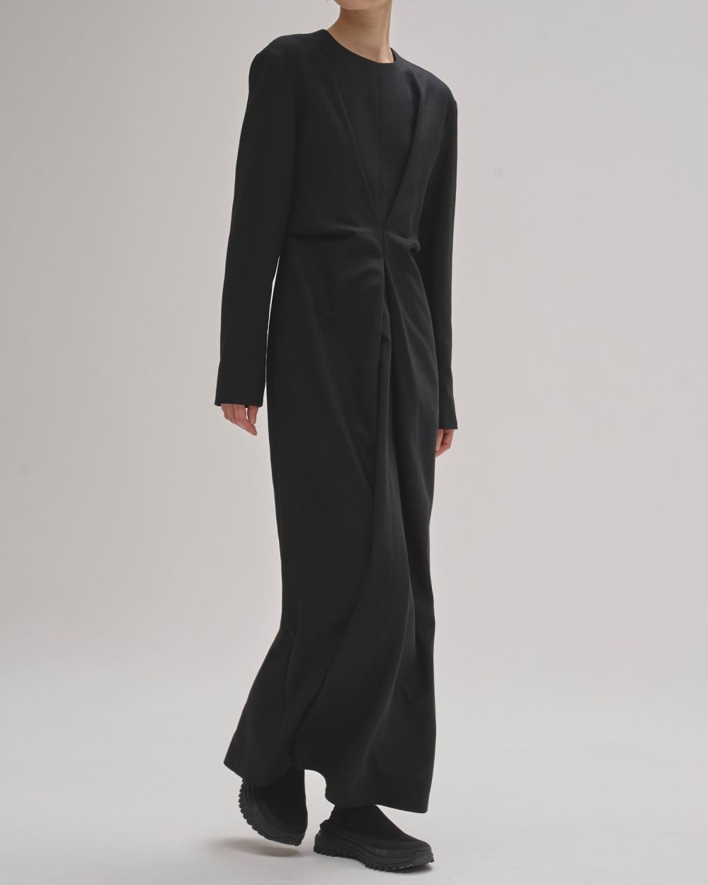 Waisttuck Pencil Dress Waisttuck Pencil Dress,ウエストタックペンシルドレス,12520311,ワンピース,ドレス,ペンシルドレス,マキシドレス,todayful,トゥデイフル,lifes,吉田怜香,25aw,25winter