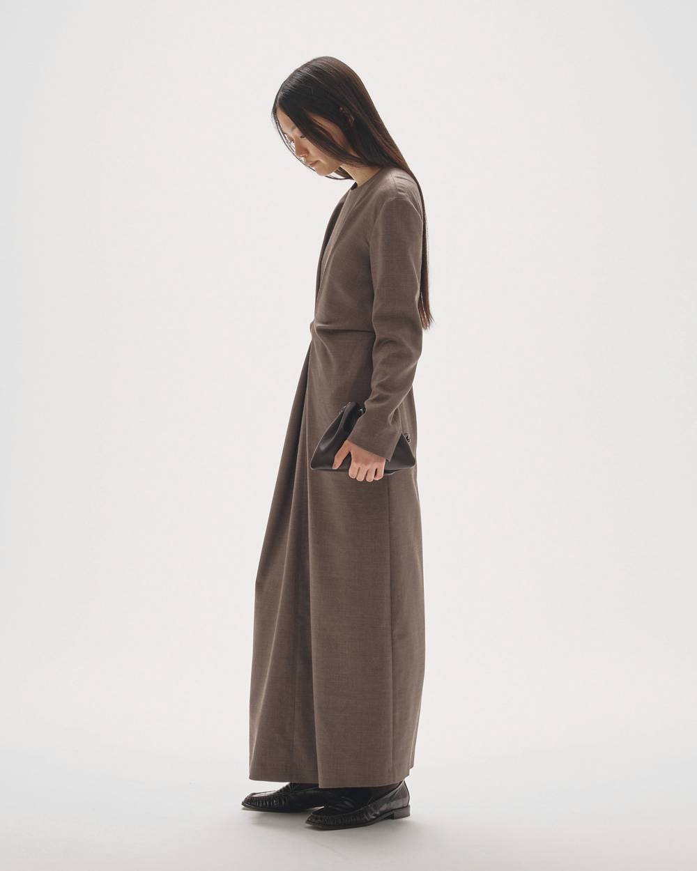 Waisttuck Pencil Dress Waisttuck Pencil Dress,ウエストタックペンシルドレス,12520311,ワンピース,ドレス,ペンシルドレス,マキシドレス,todayful,トゥデイフル,lifes,吉田怜香,25aw,25winter