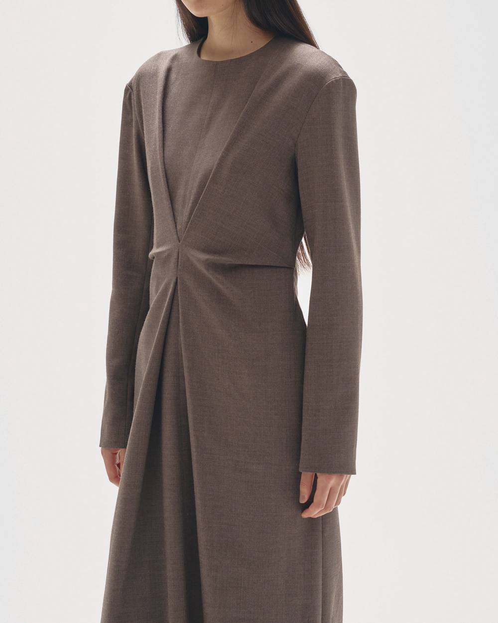 Waisttuck Pencil Dress Waisttuck Pencil Dress,ウエストタックペンシルドレス,12520311,ワンピース,ドレス,ペンシルドレス,マキシドレス,todayful,トゥデイフル,lifes,吉田怜香,25aw,25winter