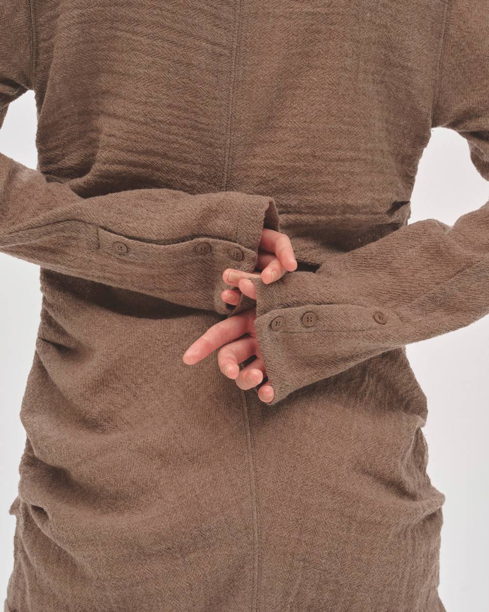 Wool Gather Shirtsdress Wool Gather Shirtsdress,ウールギャザーシャツドレス,12520314,ウールシャツドレス,シャツドレス,ギャザードレス,ウールドレス,ワンピース,ロングドレス,todayful,トゥデイフル,lifes,ライフズ,25aw,吉田怜香