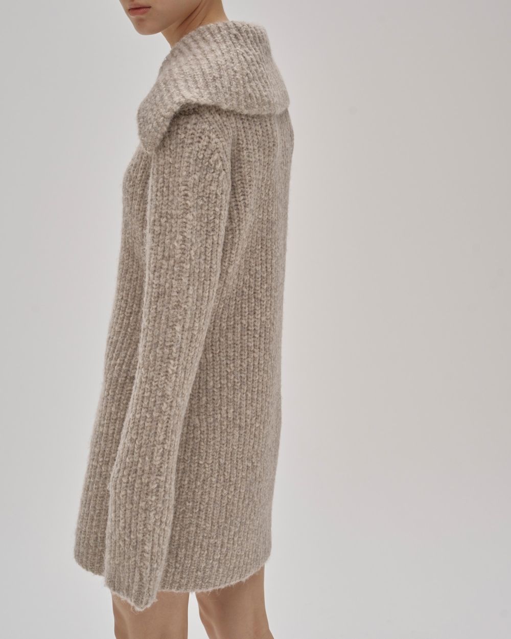 Square Collar Cardigan Square Collar Cardigan,スクエアカラーカーディガン,12520316,ワンピース,ドレス,ニットワンピース,ニットワンピ,カーディガン,ニット,todayful,トゥデイフル,lifes,吉田怜香,25aw,25winter