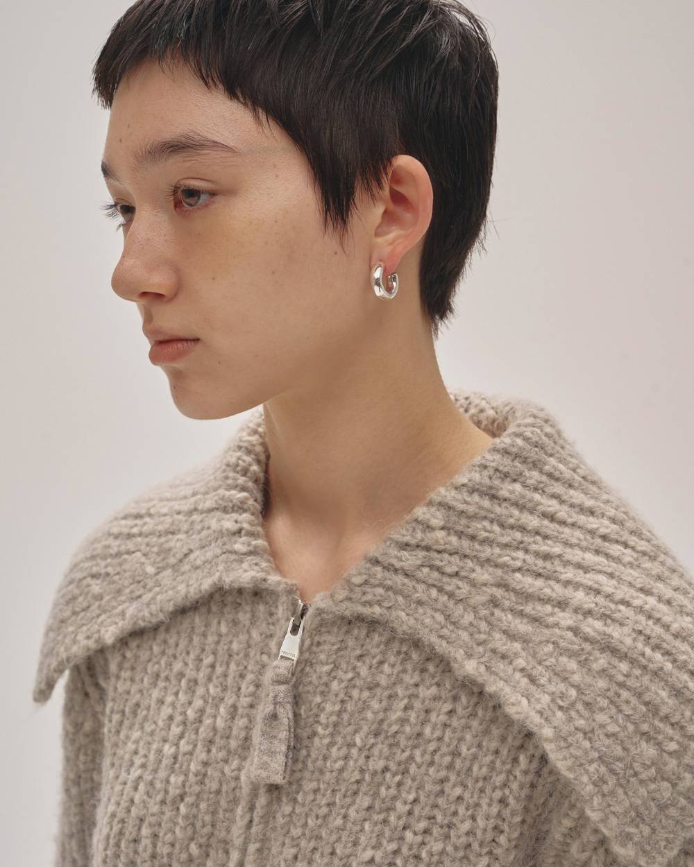 Square Collar Cardigan Square Collar Cardigan,スクエアカラーカーディガン,12520316,ワンピース,ドレス,ニットワンピース,ニットワンピ,カーディガン,ニット,todayful,トゥデイフル,lifes,吉田怜香,25aw,25winter