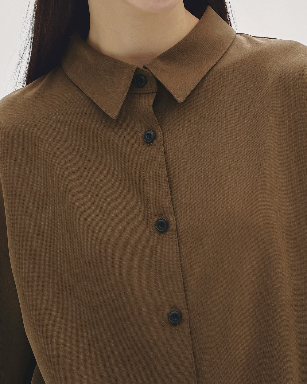 Peachskin Over Shirts Peachskin Over Shirts,ピーチスキンオーバーシャツ,12520401,シャツ,ピーチスキン,オーバーシャツ,長袖シャツ,トップス,todayful,トゥデイフル,lifes,ライフズ,25aw,吉田怜香