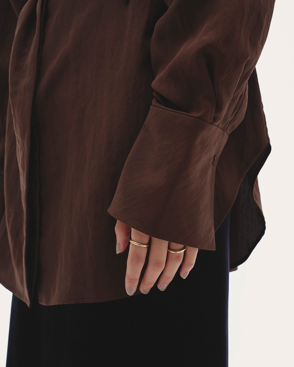 Sliky Pocket Shirts Sliky Pocket Shirts,シルキーポケットシャツ,12520405,シャツ,シルクシャツ,ポケットシャツ,長袖シャツ,トップス,無地シャツ,todayful,トゥデイフル,lifes,ライフズ,25aw,吉田怜香
