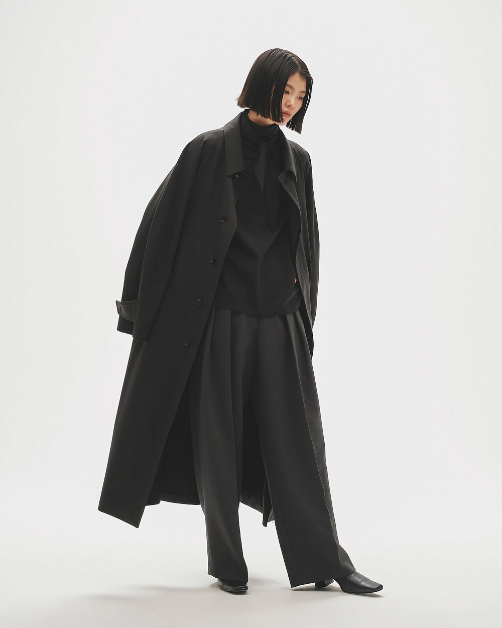 Roundhem Tie Blouse Roundhem Tie Blouse,ラウンドヘムタイブラウス,12520408,ブラウス,ラウンドヘムブラウス,ラウンドヘムシャツ,襟付きブラウス,襟付きシャツ,todayful,トゥデイフル,lifes,ライフズ,25aw,吉田怜香