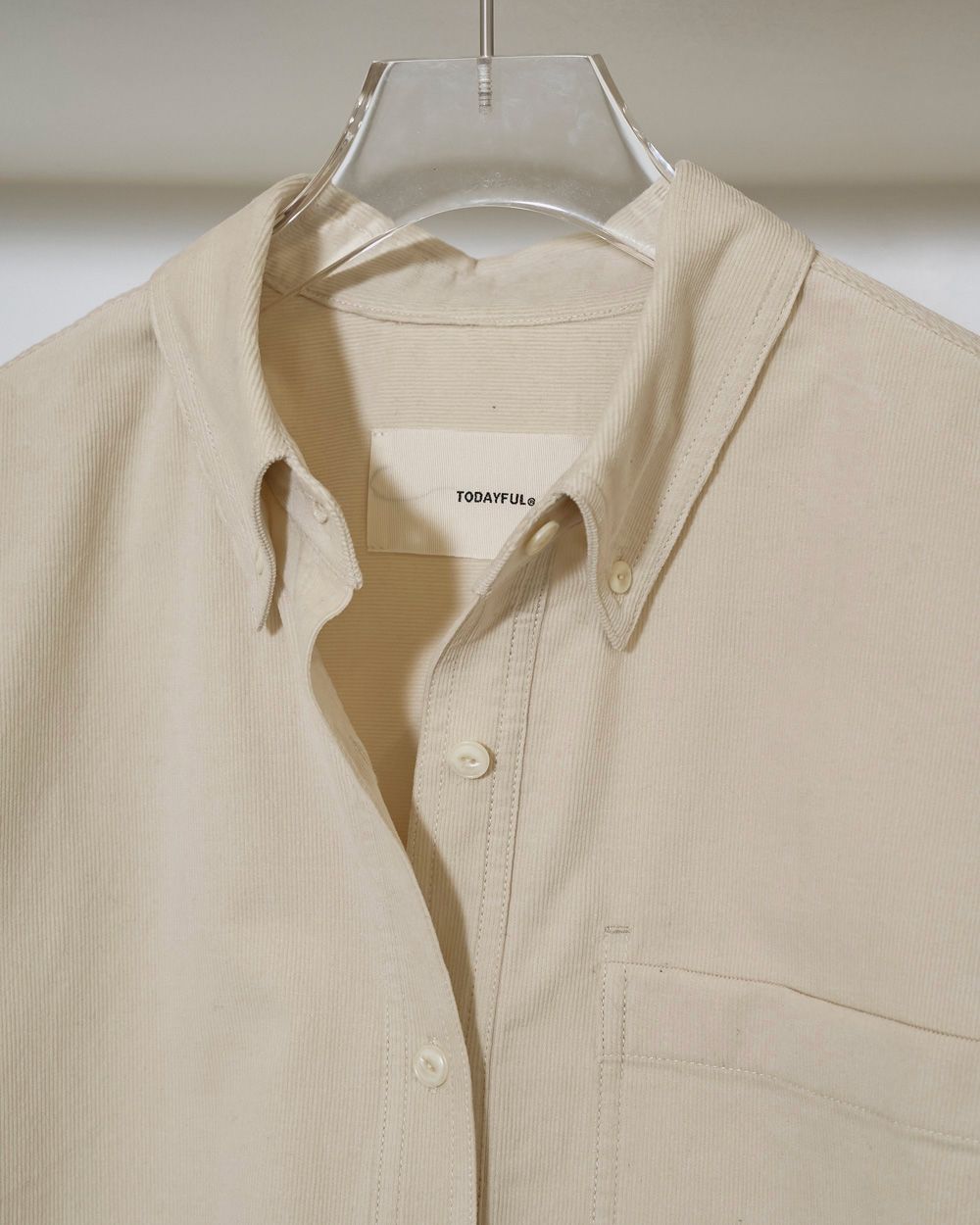 Pocket Corduroy Shirts Pocket Corduroy Shirts,ポケットコーデュロイシャツ,12520412,コーデュロイシャツ,ポケットシャツ,シャツ,長袖シャツ,トップス,todayful,トゥデイフル,lifes,ライフズ,25aw,吉田怜香