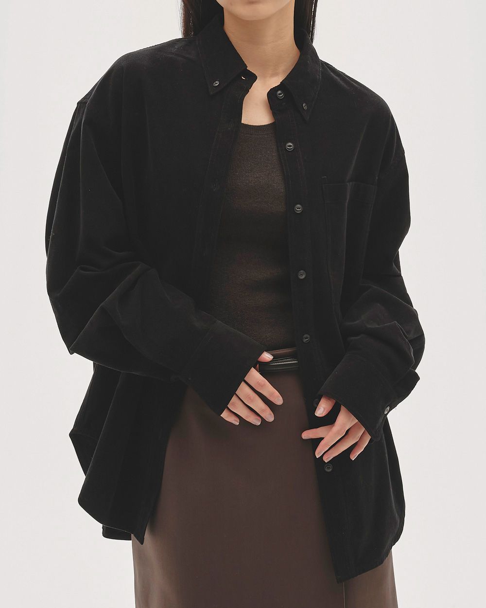 Pocket Corduroy Shirts Pocket Corduroy Shirts,ポケットコーデュロイシャツ,12520412,コーデュロイシャツ,ポケットシャツ,シャツ,長袖シャツ,トップス,todayful,トゥデイフル,lifes,ライフズ,25aw,吉田怜香