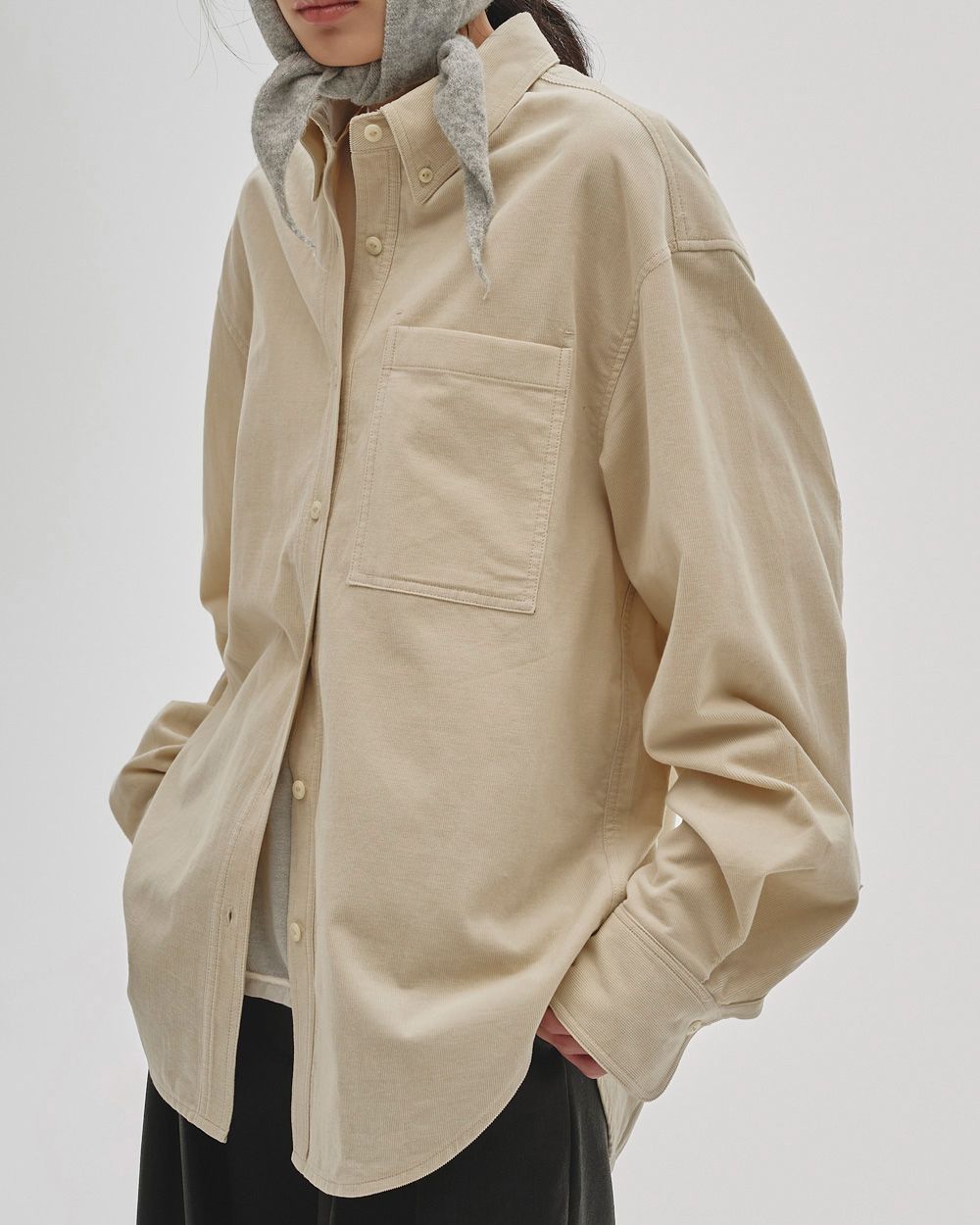 Pocket Corduroy Shirts Pocket Corduroy Shirts,ポケットコーデュロイシャツ,12520412,コーデュロイシャツ,ポケットシャツ,シャツ,長袖シャツ,トップス,todayful,トゥデイフル,lifes,ライフズ,25aw,吉田怜香