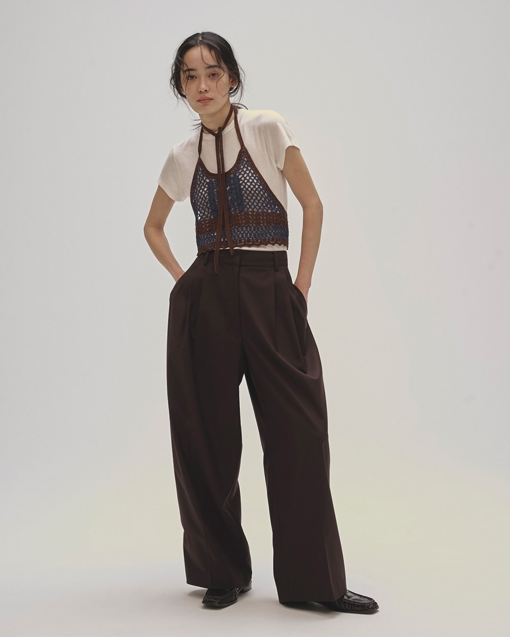 TODAYFUL Linen Knit Bustier