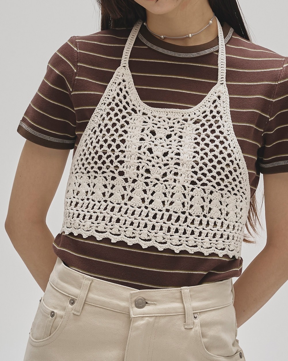 TODAYFUL Linen Knit Bustier