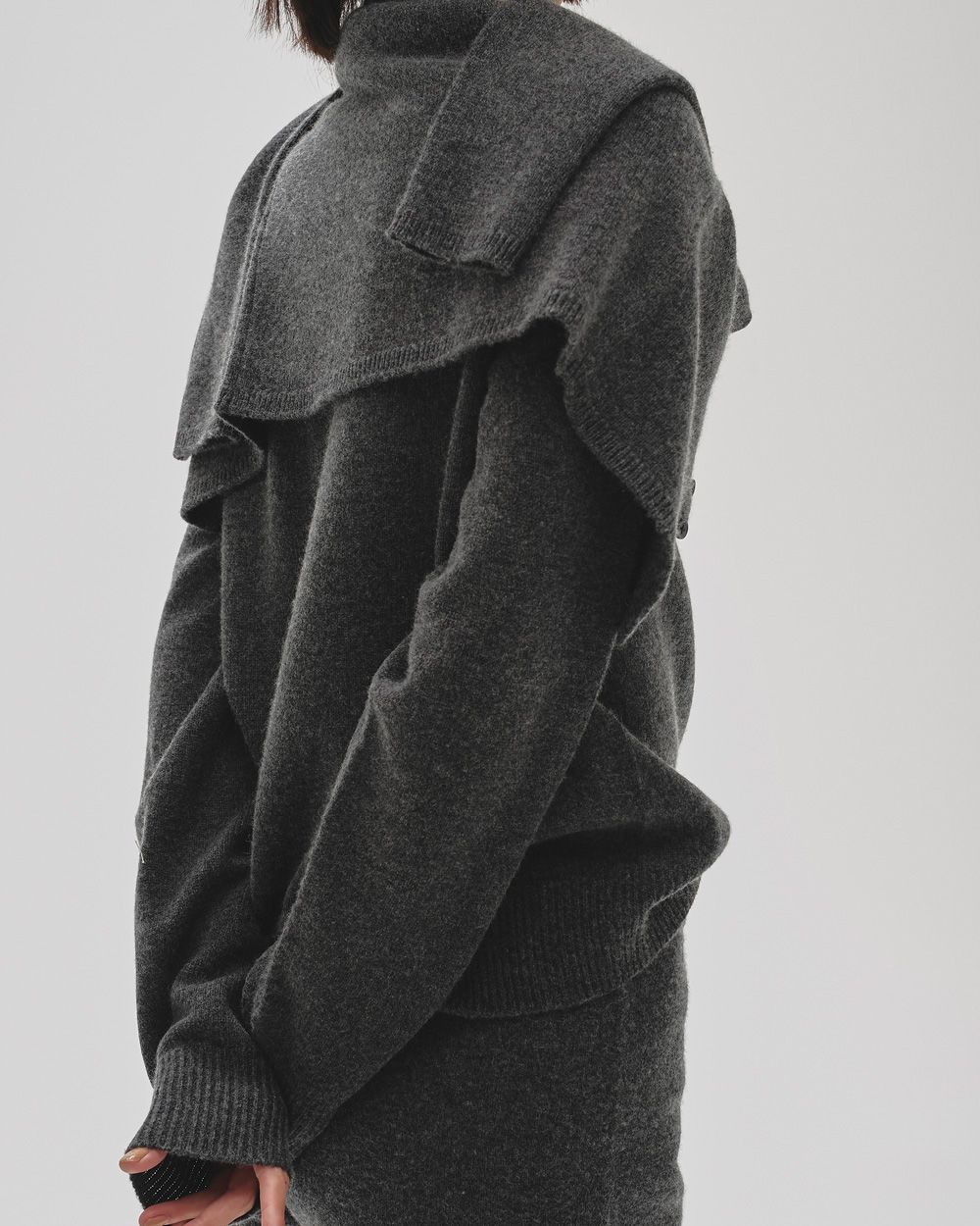 Cashmere Seamless Knit Cashmere Seamless Knit,カシミヤシームレスニット,12520507,カシミヤニット,ニットトップス,カシミヤトップス,シームレストップス,ウールニットトップス,todayful,トゥデイフル,lifes,ライフズ,25aw,吉田怜香