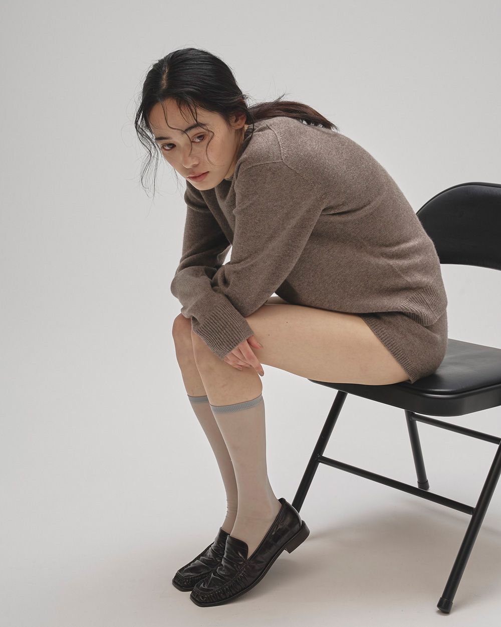 Cashmere Seamless Knit Cashmere Seamless Knit,カシミヤシームレスニット,12520507,カシミヤニット,ニットトップス,カシミヤトップス,シームレストップス,ウールニットトップス,todayful,トゥデイフル,lifes,ライフズ,25aw,吉田怜香