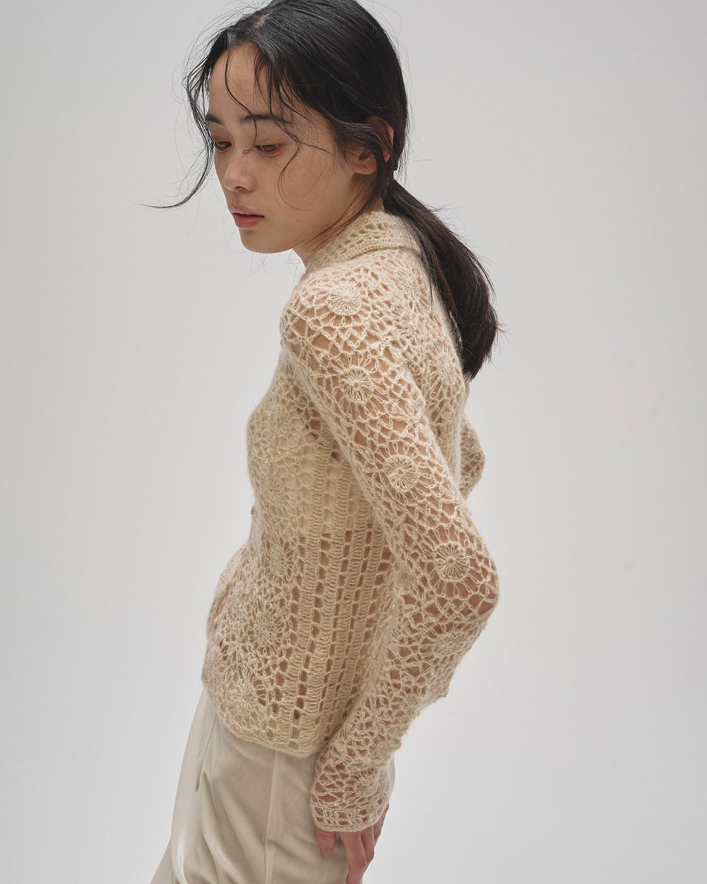 トップス todayful Mohair Crochet Knitshirts TODAYFUL(トゥデイフル) / Life's online store（ライフズ