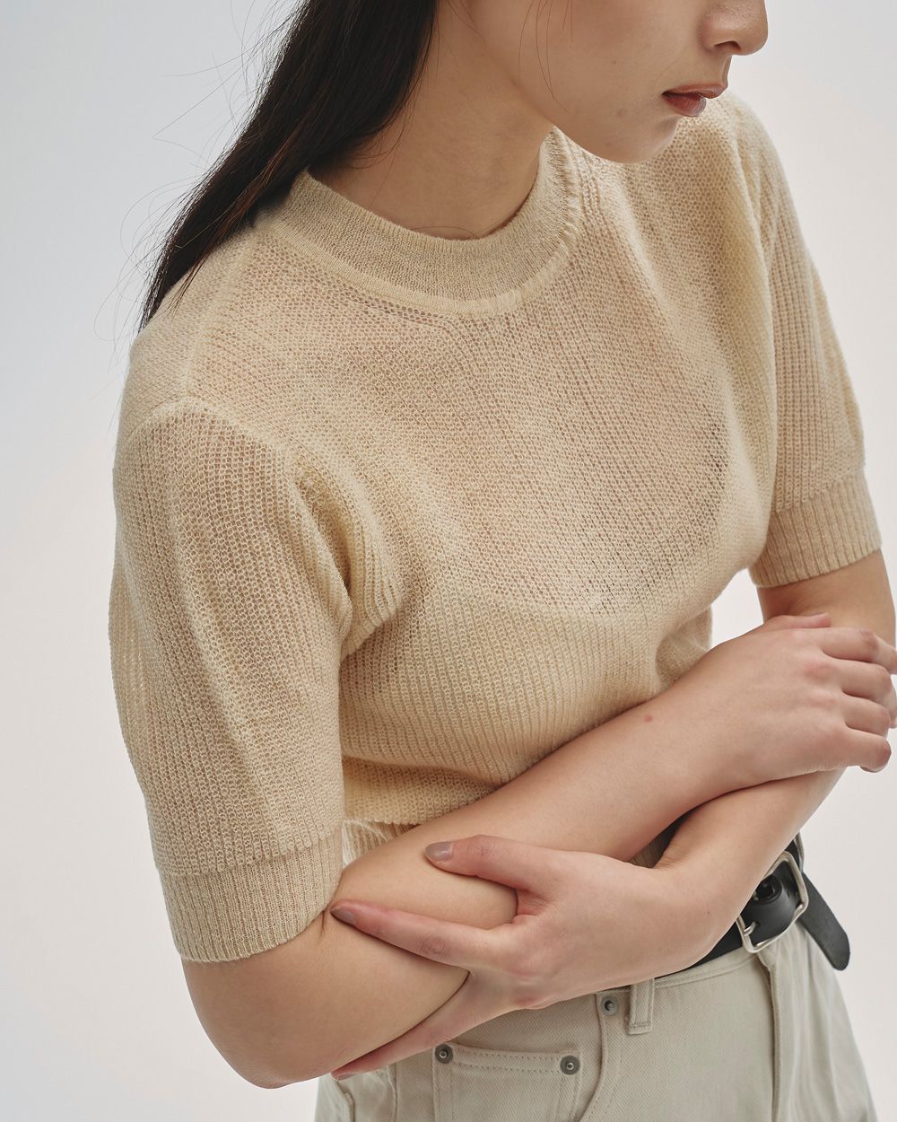Sheer Mohair Knit Sheer Mohair Knit,シアーモヘアニット,12520518,ニットトップ,モヘアニットトップ,シアートップ,トップス,todayful,トゥデイフル,lifes,ライフズ,25aw,吉田怜香