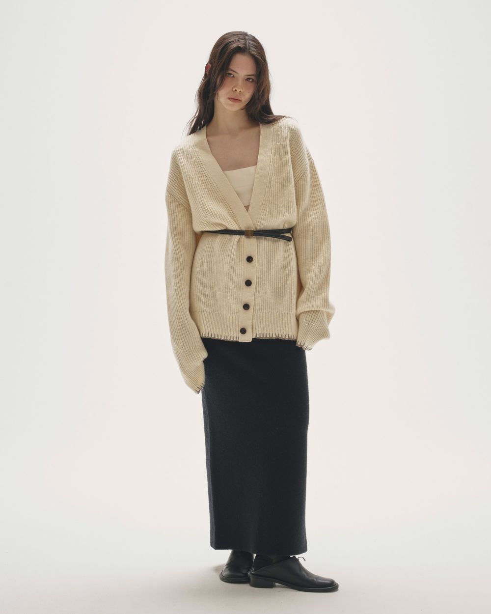 Wool Ribknit Cardigan Wool Ribknit Cardigan,ウールリブニットカーディガン,12520519,ニットカーディガン,カーディガン,リブニット,ウール,todayful,トゥデイフル,lifes,吉田怜香,25aw,25winter