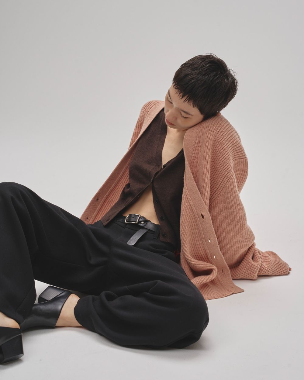 Wool Ribknit Cardigan Wool Ribknit Cardigan,ウールリブニットカーディガン,12520519,ニットカーディガン,カーディガン,リブニット,ウール,todayful,トゥデイフル,lifes,吉田怜香,25aw,25winter