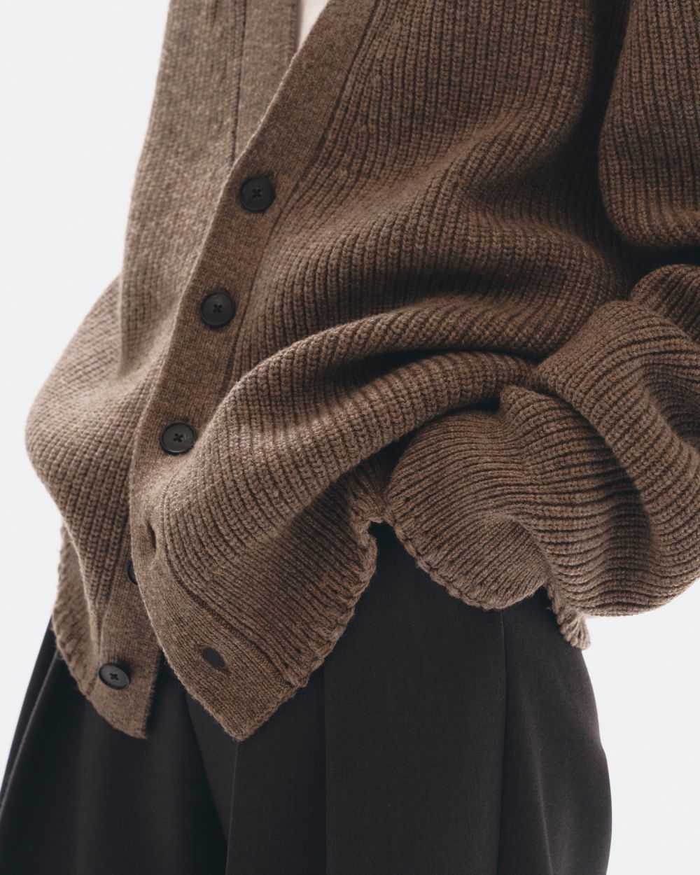 Wool Ribknit Cardigan Wool Ribknit Cardigan,ウールリブニットカーディガン,12520519,ニットカーディガン,カーディガン,リブニット,ウール,todayful,トゥデイフル,lifes,吉田怜香,25aw,25winter