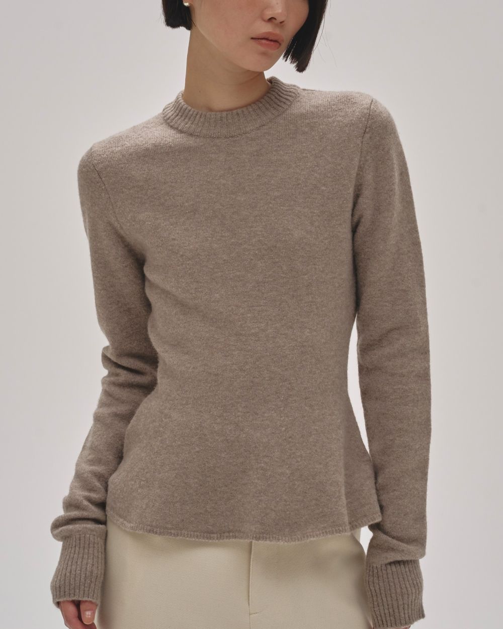 Puffy Peplum Knit Puffy Peplum Knit,パフペプラムニット,12520521,ニット,パフ,ペプラムニット,ニットトップス,todayful,トゥデイフル,lifes,吉田怜香,25aw,25winter