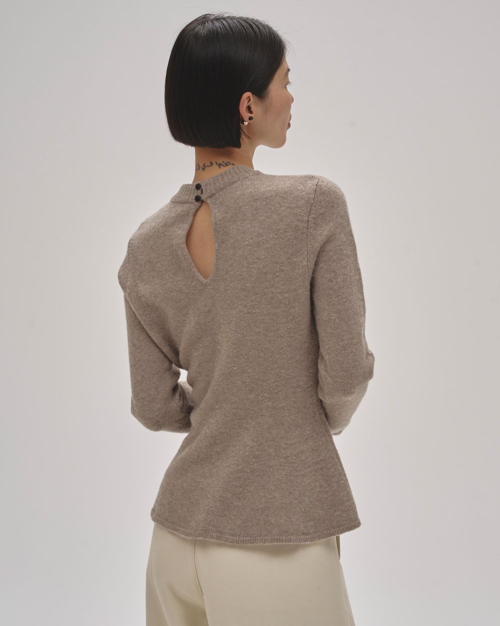 Puffy Peplum Knit Puffy Peplum Knit,パフペプラムニット,12520521,ニット,パフ,ペプラムニット,ニットトップス,todayful,トゥデイフル,lifes,吉田怜香,25aw,25winter