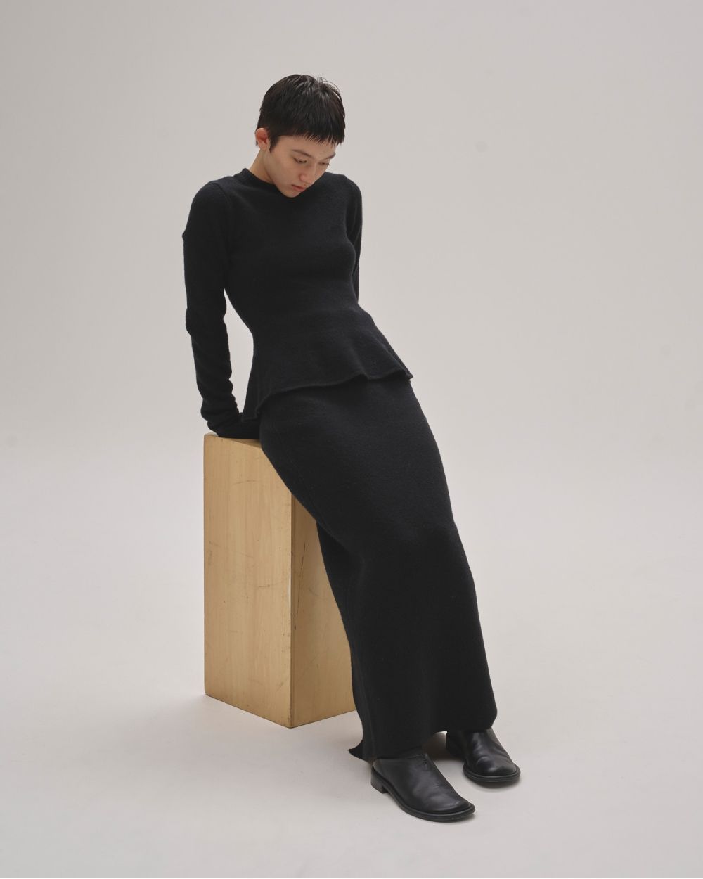 Puffy Peplum Knit Puffy Peplum Knit,パフペプラムニット,12520521,ニット,パフ,ペプラムニット,ニットトップス,todayful,トゥデイフル,lifes,吉田怜香,25aw,25winter