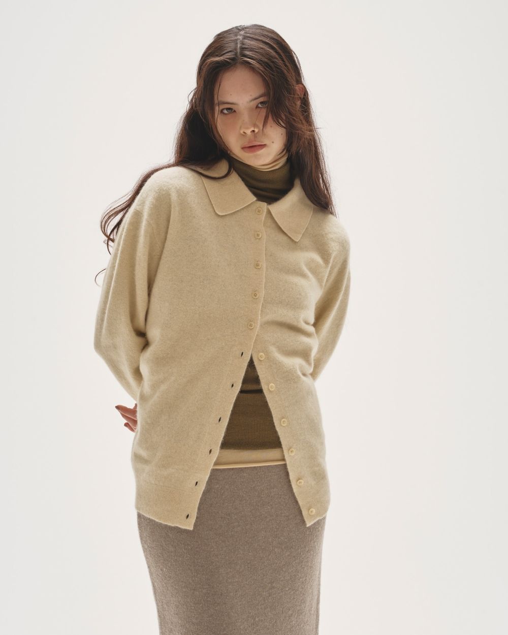 Merinowool 100% Seamless Knit Merinowool 100% Seamless Knit,メリノウール100%シームレスニット,12520524,ニット,ウールニット,シームレスニット,メリノウール,todayful,トゥデイフル,lifes,吉田怜香,25aw,25winter