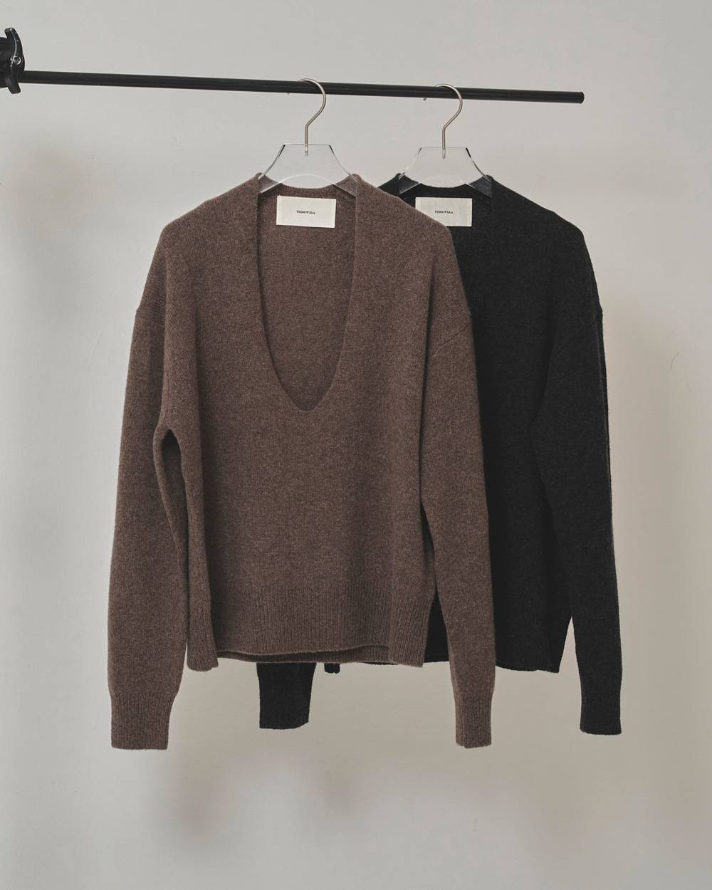 Uneck Cashmere Knit Uneck Cashmere Kni,ユーネックカシミヤニット,12520526,ニット,Uネック,Uネックニット,カシミヤ,ニットトップ,todayful,トゥデイフル,lifes,ライフズ,25aw,吉田怜香