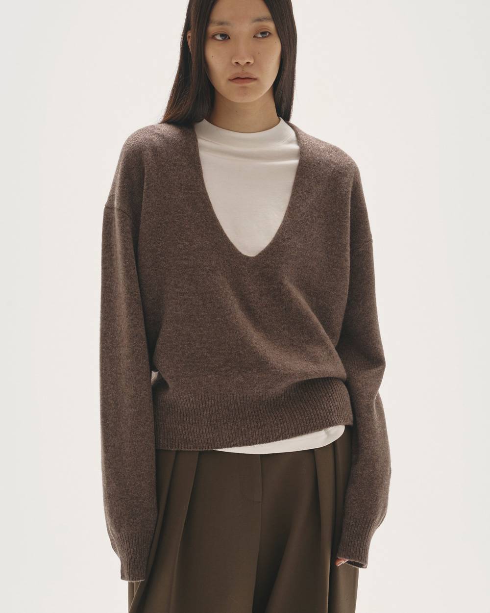 Uneck Cashmere Knit Uneck Cashmere Kni,ユーネックカシミヤニット,12520526,ニット,Uネック,Uネックニット,カシミヤ,ニットトップ,todayful,トゥデイフル,lifes,ライフズ,25aw,吉田怜香