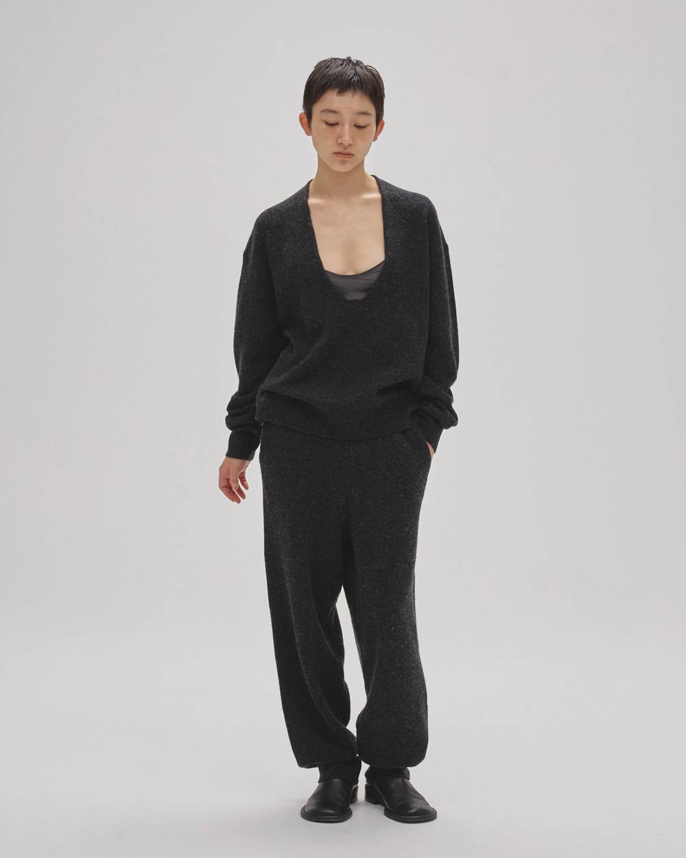 Uneck Cashmere Knit Uneck Cashmere Kni,ユーネックカシミヤニット,12520526,ニット,Uネック,Uネックニット,カシミヤ,ニットトップ,todayful,トゥデイフル,lifes,ライフズ,25aw,吉田怜香