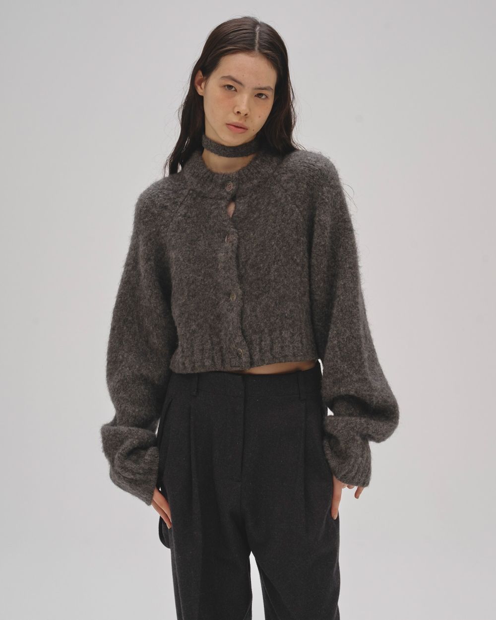 Brashed Knit Cardigan Brashed Knit Cardigan,ブラッシュドニットカーディガン,12520530,ニット,カーディガン,ニットカーディガン,ブラッシュドニット,todayful,トゥデイフル,lifes,吉田怜香,25aw,25winter